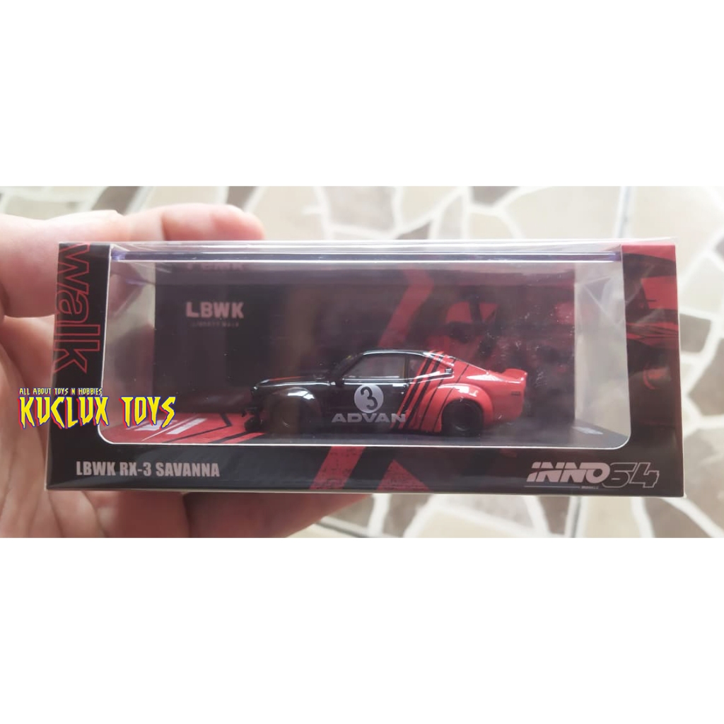 INNO64 LBWK Mazda RX3 SAVANNA ADVAN LIVERY