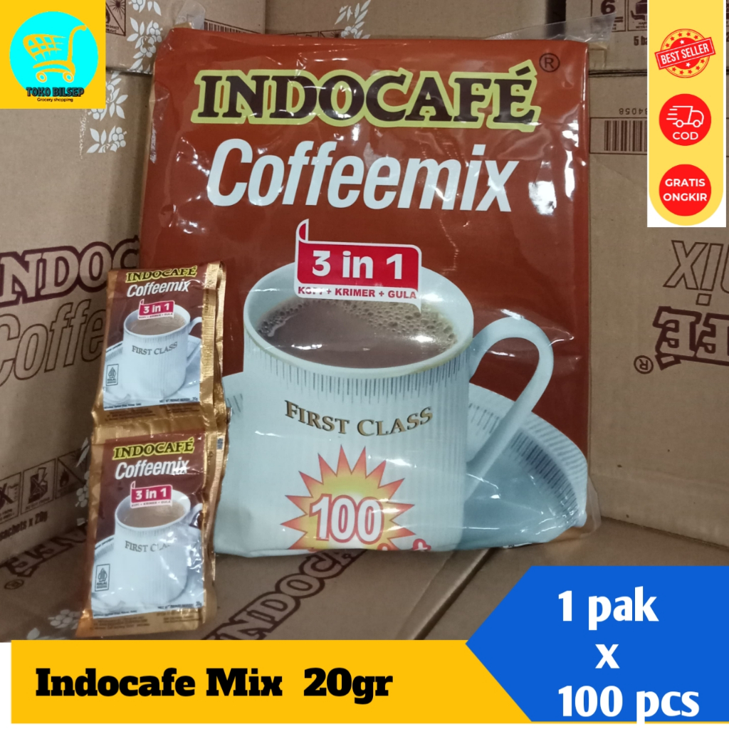 KOPI INDOCAFE COFFEEMIX 100 Sachet - Indocafe Coffeemix 50 sachet