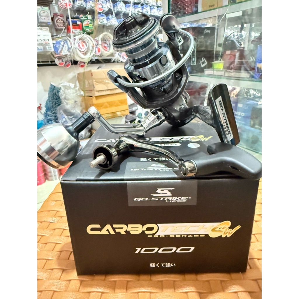 Reel pancing go strike versus carbotech 1000sw