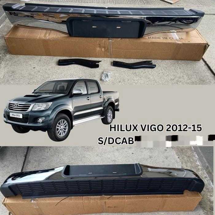 BUMPER BEMPER BELAKANG HILUX VIGO SINGLE DOUBLE CABIN 2011 2012 2013 2014 2015