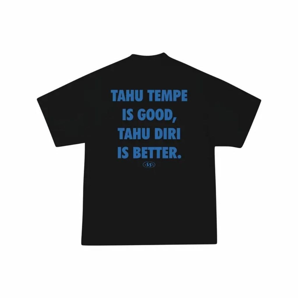 Kaos Tahu Diri / Baju Distro Tahu Tempe Is Good Tahu Diri Is Better