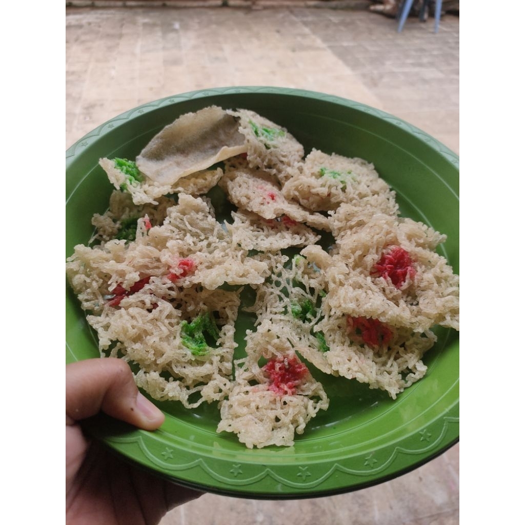 krupuk mentah rengginang singkong 1/2kilo