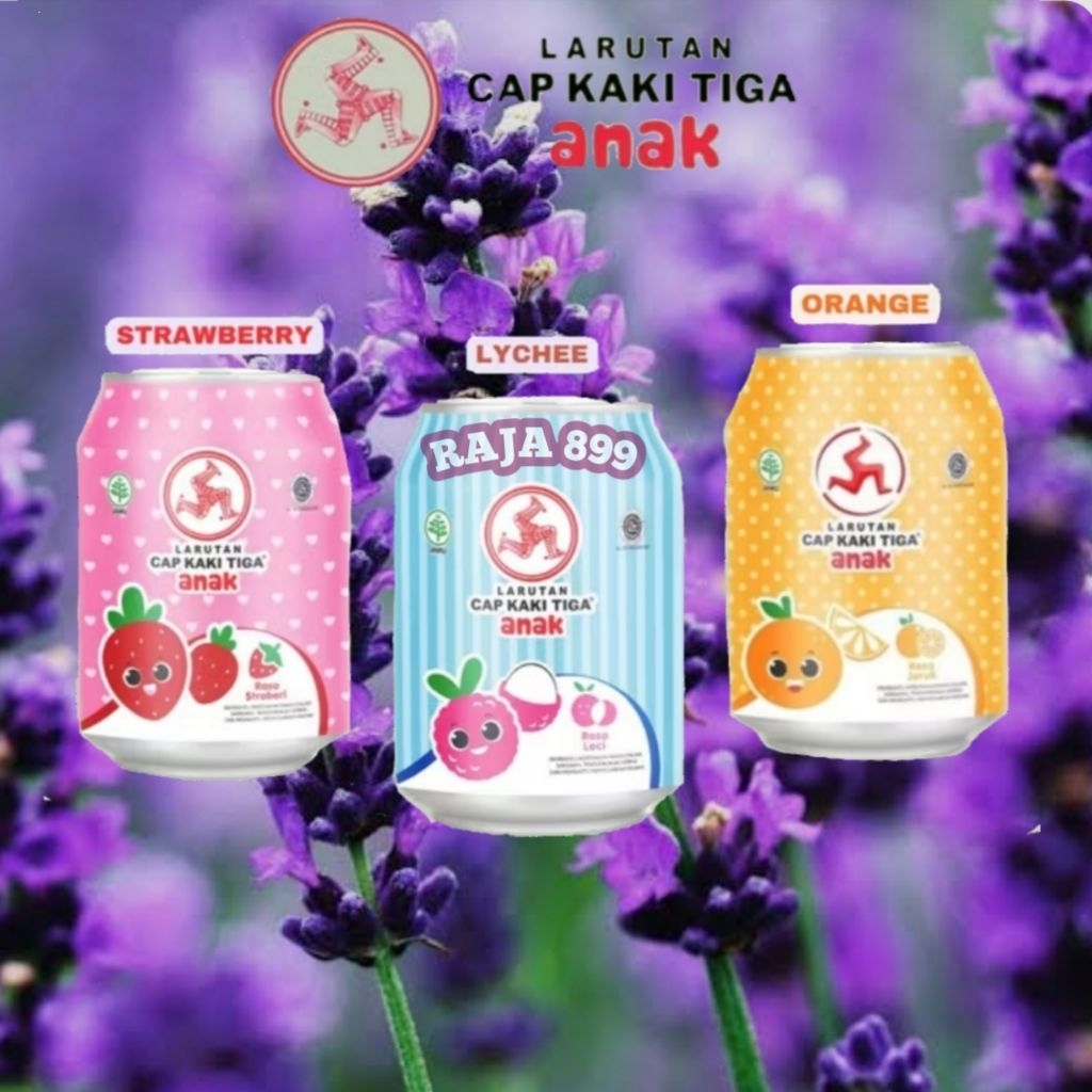 LARUTAN CAP KAKI TIGA ANAK KALENG ANEKA RASA