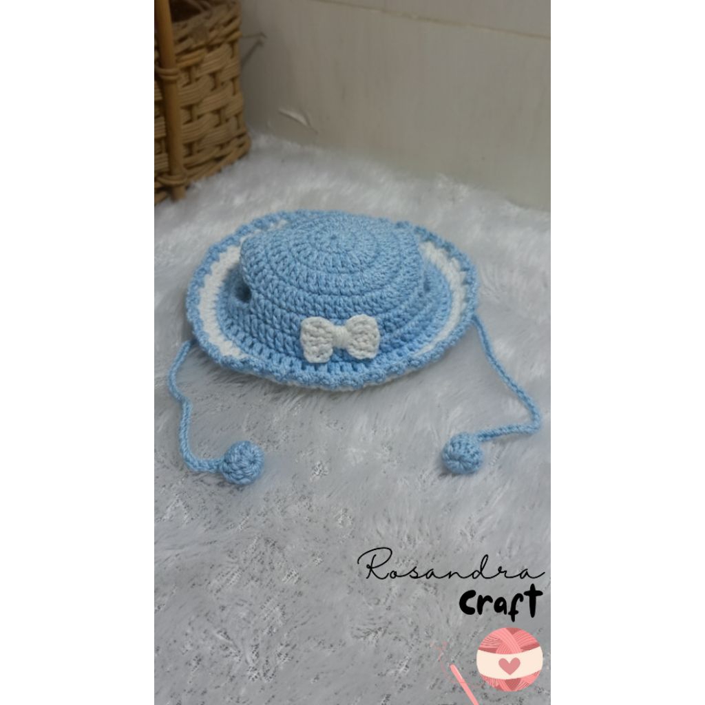 Topi Rajut Kucing | Hat cat Crochet | Topi kucing estetik | Topi kucing rajut Malang