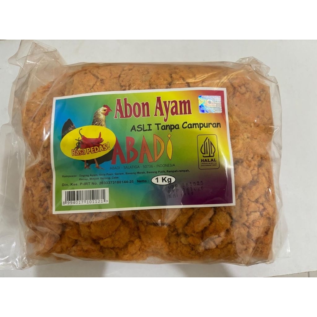 ABON AYAM PEDAS / ORIGINAL ABADI 1 KG