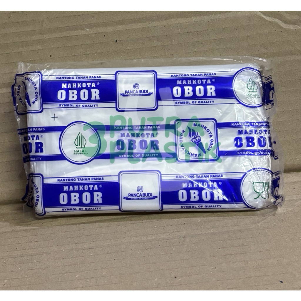 Plastik Tahan Panas merk MAHKOTA OBOR / Plastik Anti Panas / HDPE Anti Panas