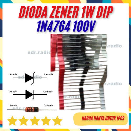 1N4764 A 1N4764A 1N4764 A IN4764A IN4764 A zener 100 volt 1 watt