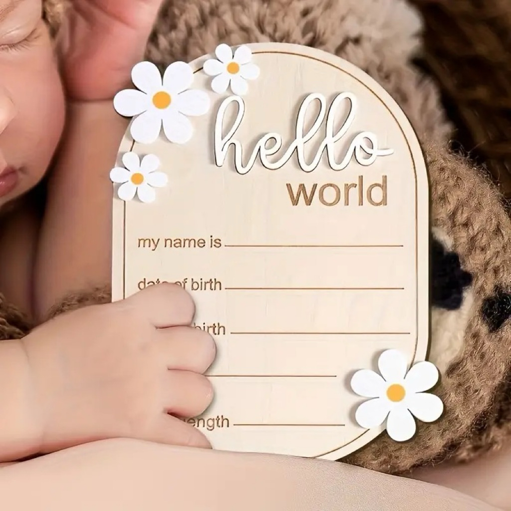 Baby Board Announcement hospital