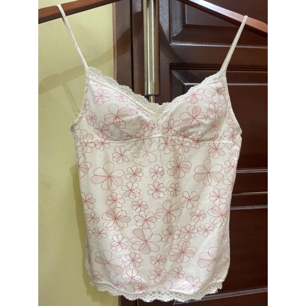 y2k lace floral 2000's tanktop/camisole