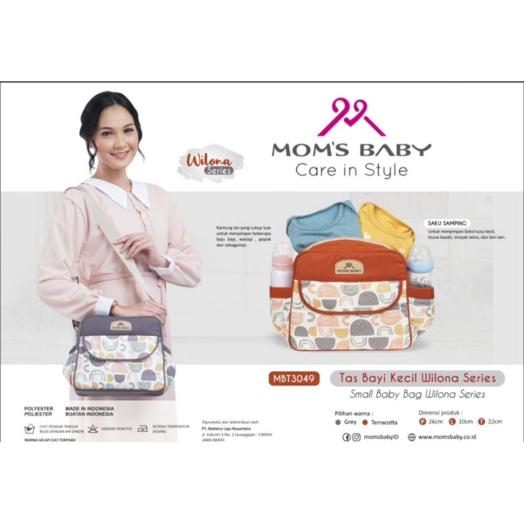 MOMS BABY TAS PERLENGKAPAN BAYI series WILONA