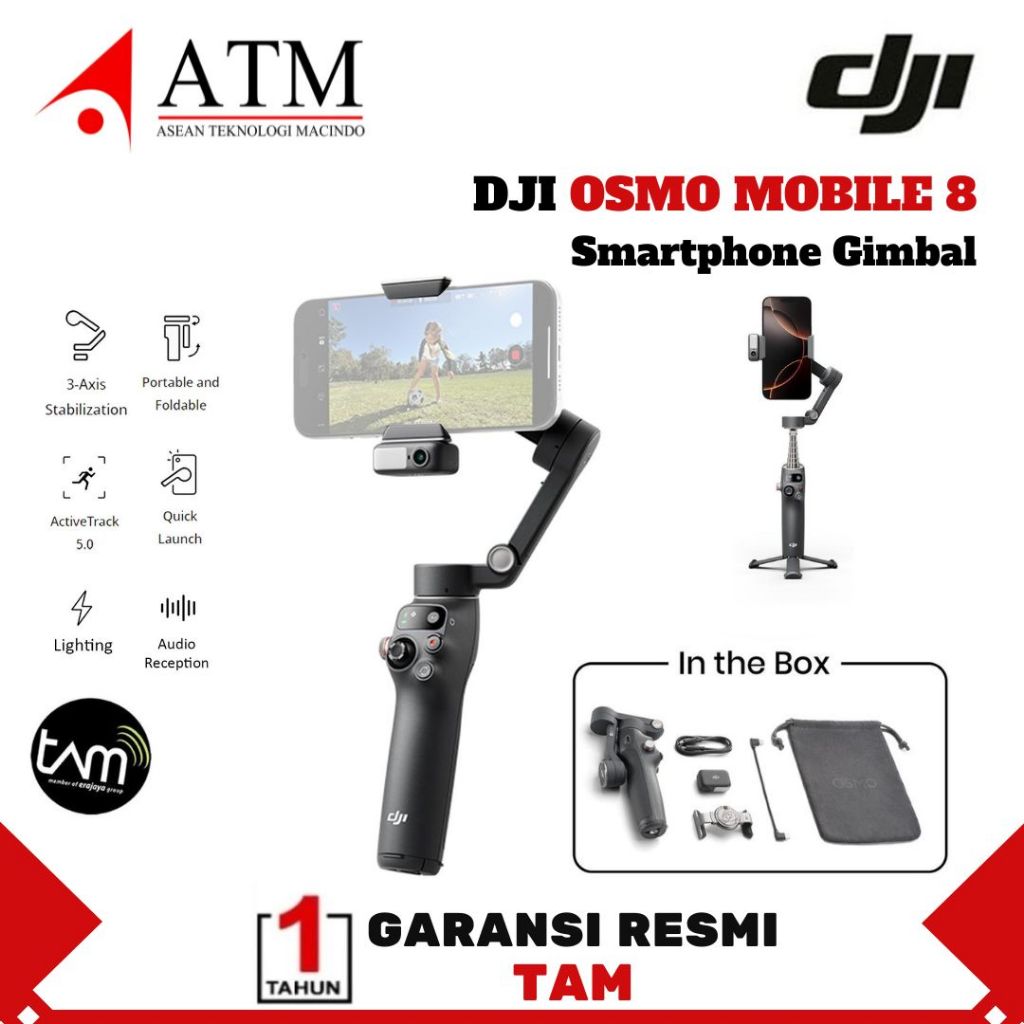 DJI Osmo Mobile 8 Smartphone Gimbal Stabilizer OSMO 8 DJI OM 8 Gimbal Handphone