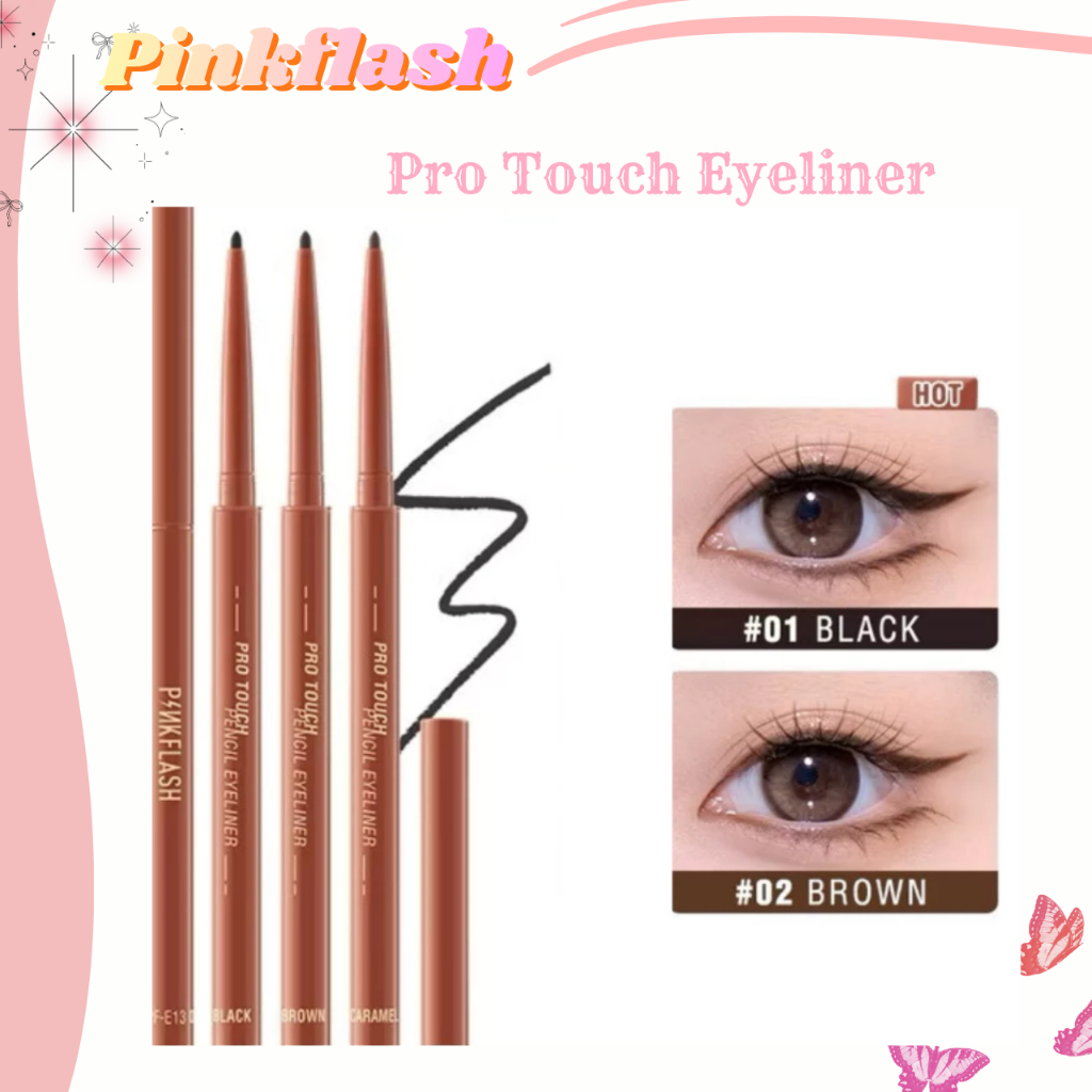 Pinkflash Pro Touch Pencil Eyeliner | Infallible Line Hyperfine Smooth Get Eyeliner
