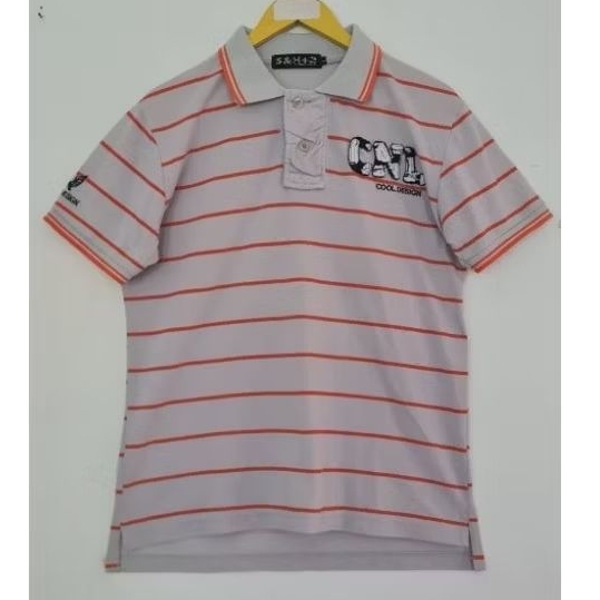 Kaos Polo Abercrombie Hanquo Salur Size L Unisex Second Preloved