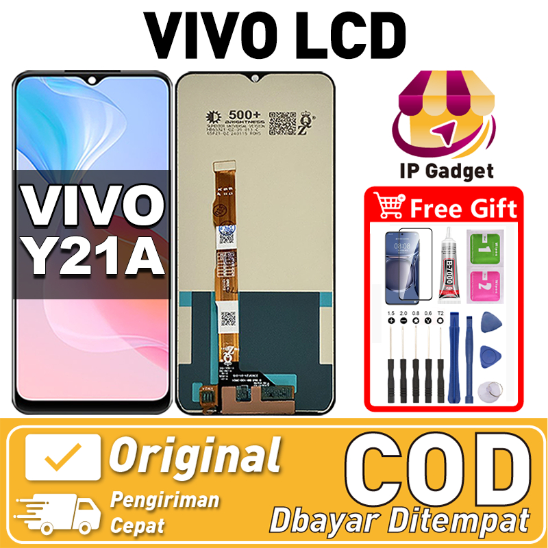 ORI FOR LCD VIVO Y21A Fullset Original LCD HP VIVO Y21A Asli Touchscreen Layar Sentuh HP COD