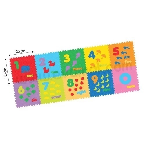 EVAMATS Play mate Puzzle Gambar Buah, Sayuran, Hewan, Dino dan Hewan Laut || Matras Puzzle Lantai Ma