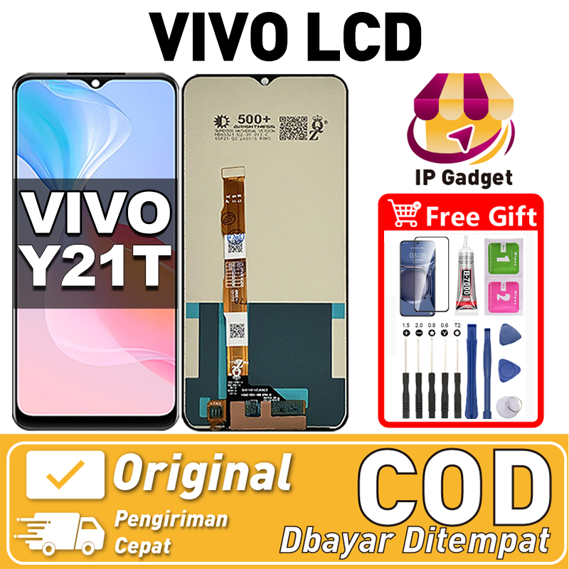 ORI FOR LCD VIVO Y21T Fullset Original LCD HP VIVO Y21T Asli Touchscreen Layar Sentuh HP COD