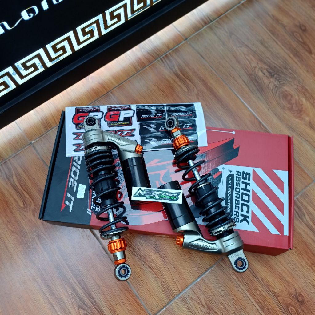 Shock Skok Belakang Ride It  Gp Pro 288 Klik Fungsi Ukuran 32