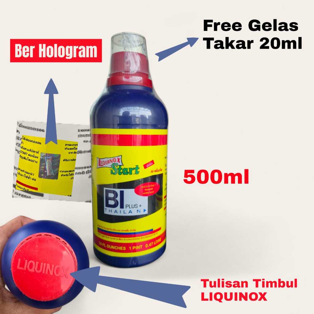 Pupuk Vitamin B1 Thailand Liquinox StartTrex Original 500ml