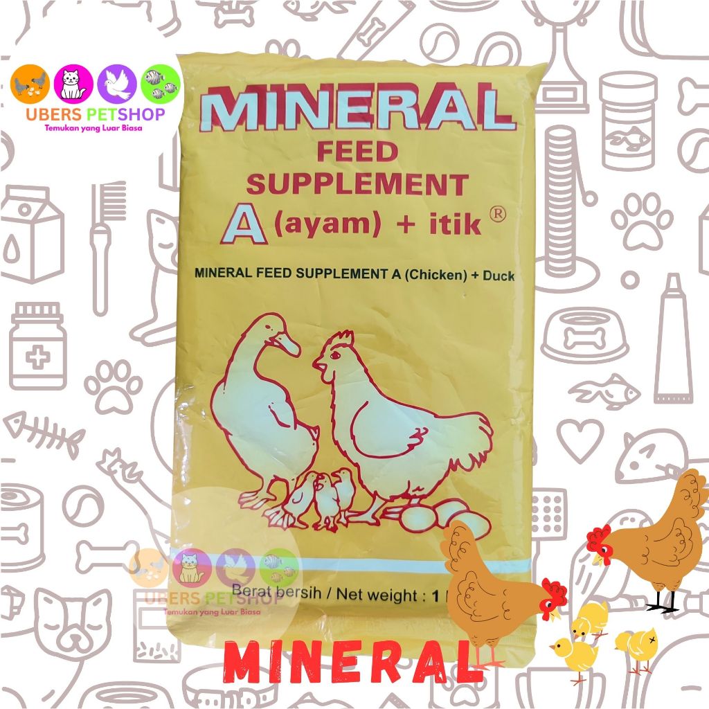 Mineral Feed Supplement Ayam 1 Kg Medion || Medion Mineral Ayam 1 Kg Suplemen Unggas Produktif