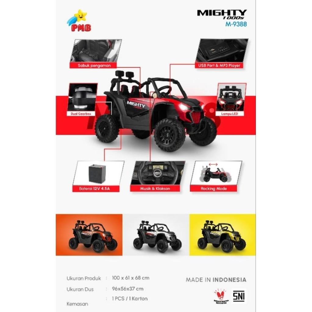 MOBIL AKI MURAH JEEP MIGHTY M9388 MOBIL AKI ANAK DINO TOYS UNGARAN