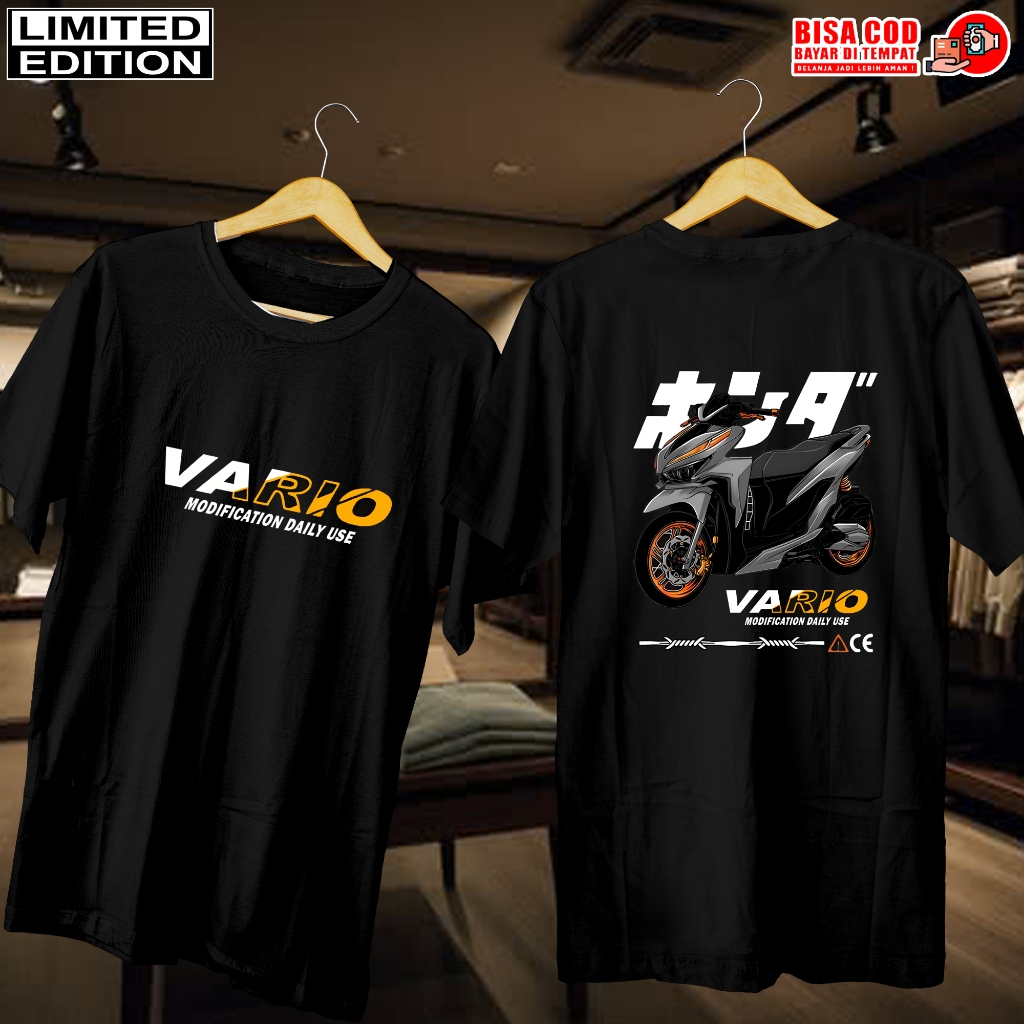 KAOS DISTRO HITAM JEPANG | BAJU KAOS PRIA WANITA | KAOS JEPANG VARIO| DISTRO KAOS PRIA WANITA | KAOS