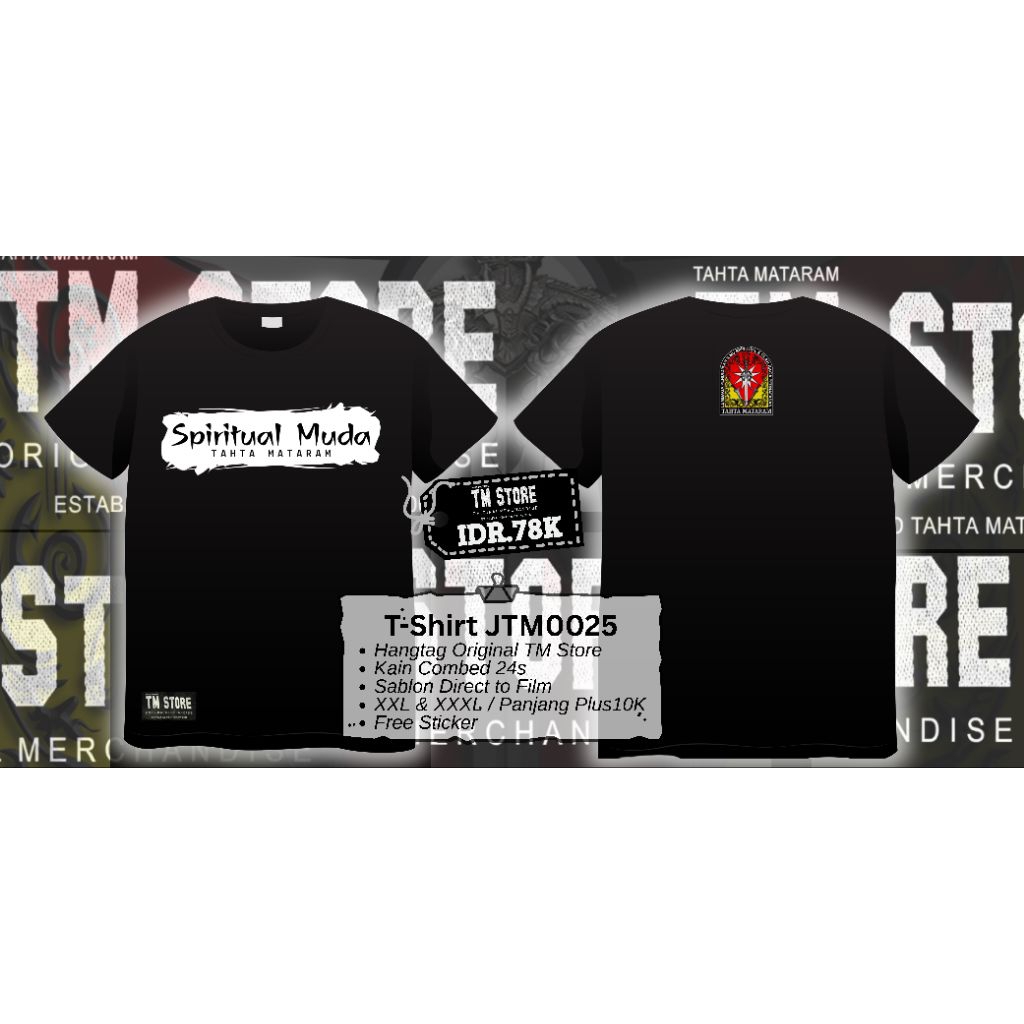 Kaos Spiritual Muda Tahta Mataram