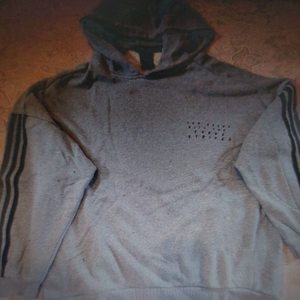hoodie adidas 3 stripes boxy