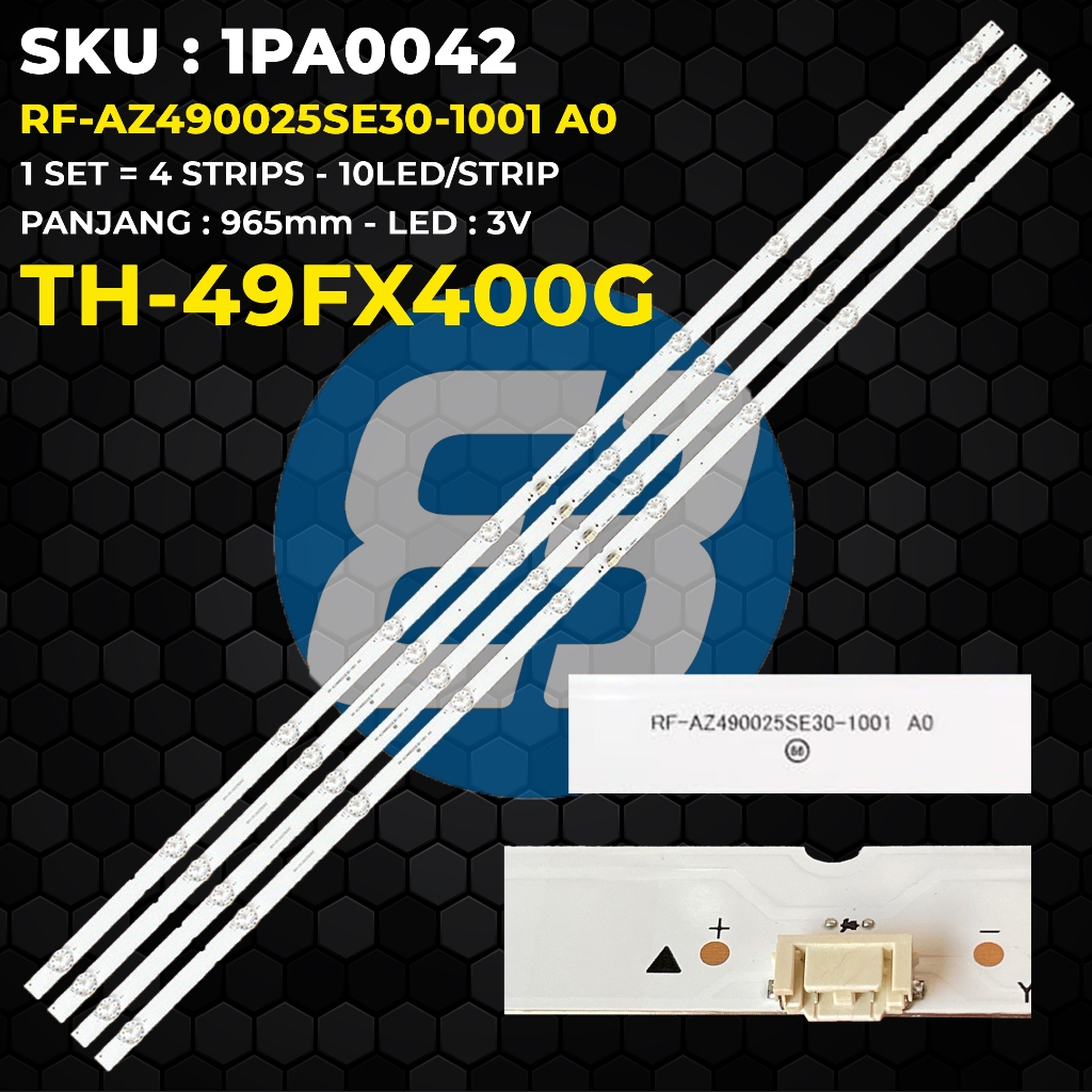 Backlight TV PANASONIC 49 Inch TH-49FX400G RF-AZ490025SE30-1001 A0