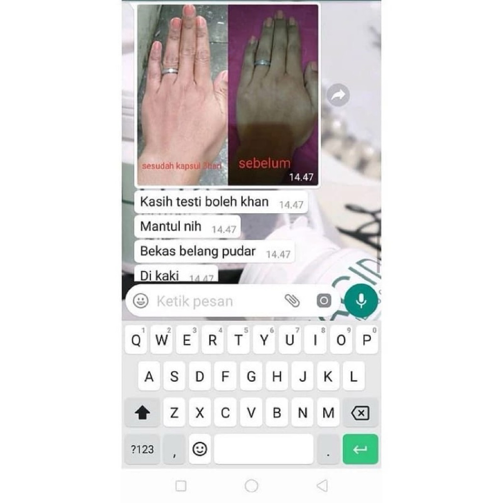 ready kapsul pemutih badan ampuh whitening booster bpom 30 kapsul