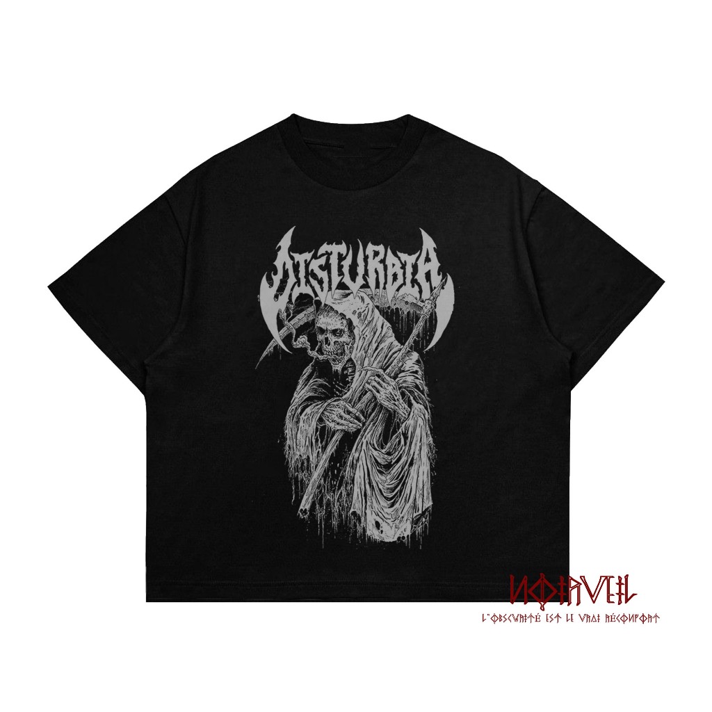 Noirveil T-shirt Distro DISTURBIA Material Combed Polyester For Unisex -41