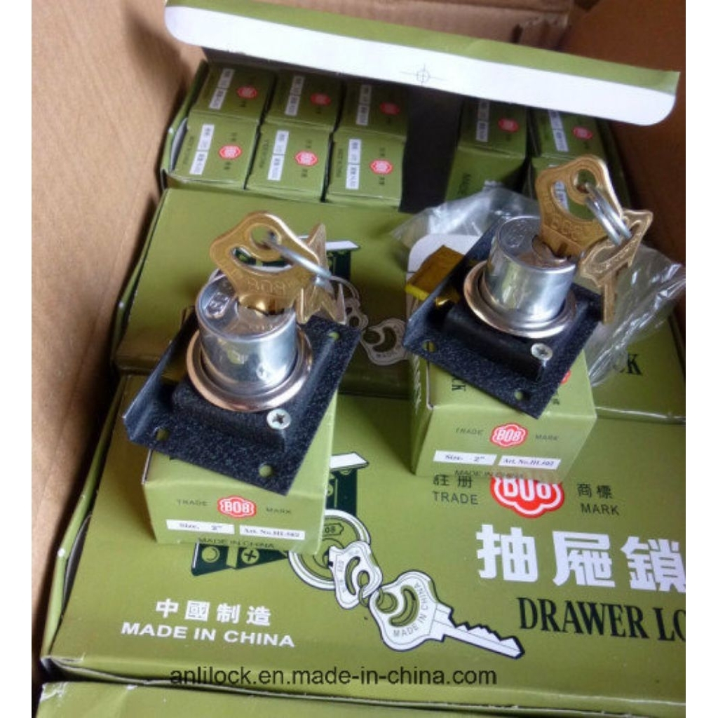 Kunci Laci atau Kunci Lemari 808 DRAWER LOCK Besar Original