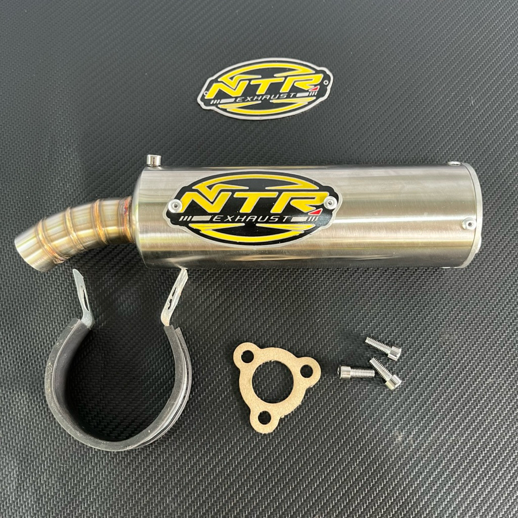 KNALPOT VESPA....(SILENCER STAINLESS) model adaptor