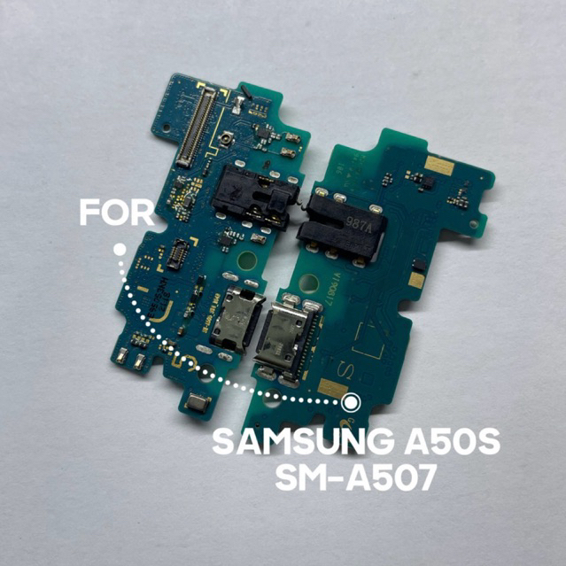 Flexible Charger konektor cas mic handsfre board samsung A50S A507 original