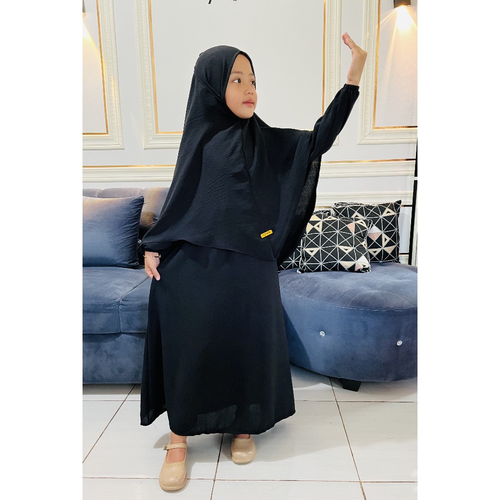 Gamis Anak Kid Termurah Umur 11 12 Tahun Baju Muslim Anak Bj Muslimah Kid Anak2 Perempuan Gamis Anak