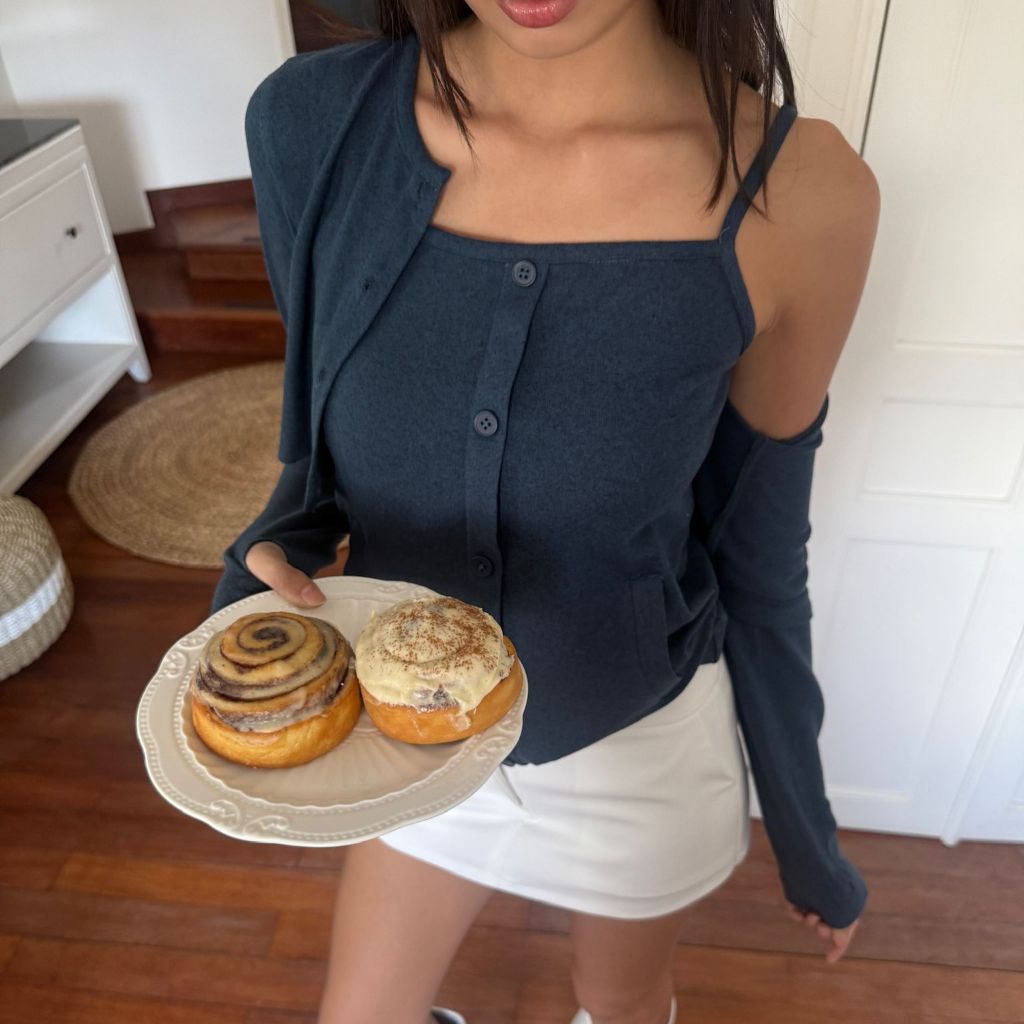 Lulu Set (Crop Cardigan & Tank Top) - THREEK.CLOTHING