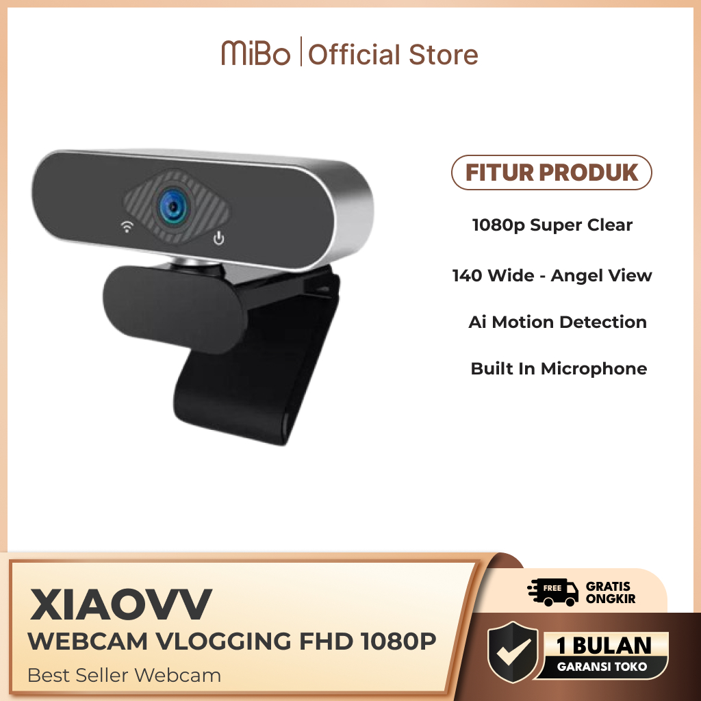 XIAOVV USB Camera Webcam Vlogging 1080p