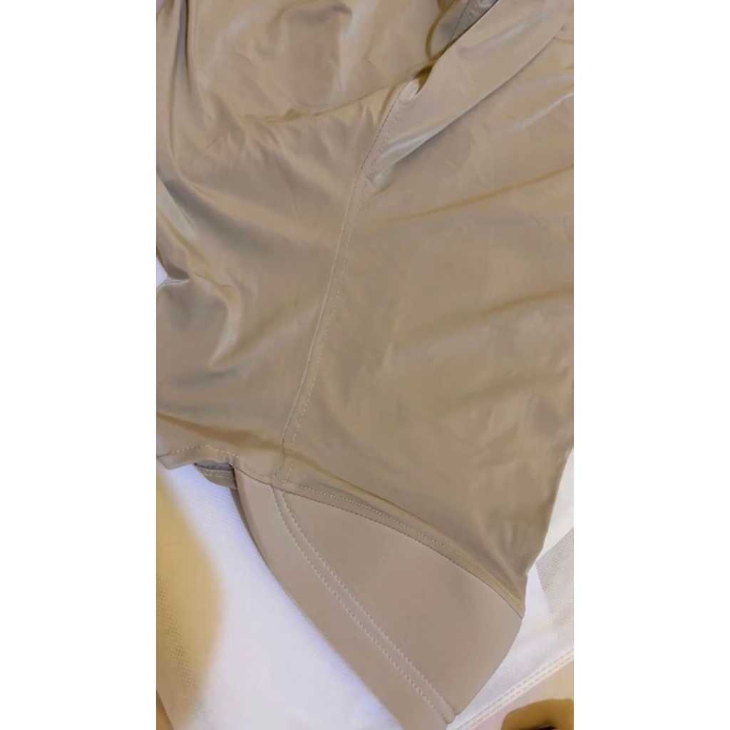 bergo layang warna khaki