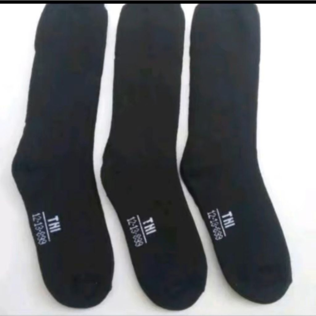 LUSINAN 12 PASANG GROSIR KAOS KAKI TNI/ KAOS KAKI TNI PDL/ KAOS KAKI POLRI PDL...