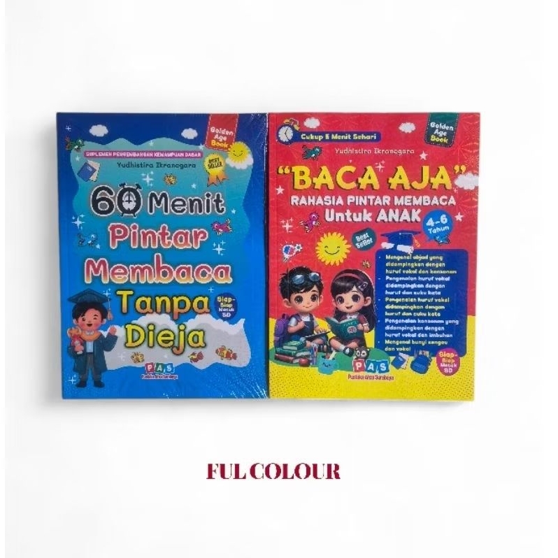 BUKU ANAK ANAK 60 MENIT PINTAR MEMBACA/BUKU ABACAGA