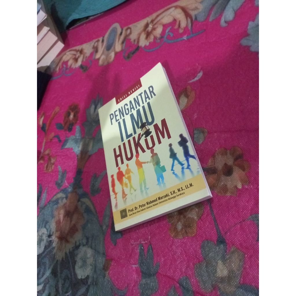 Buku Pengantar Ilmu Hukum Prof Dr Peter Mahmud Marzuki