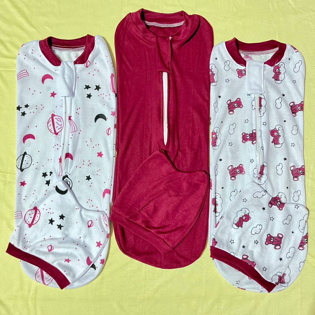 Bedong bayi instan set topi / bedong bayi baru lahir / bedong bayi newborn