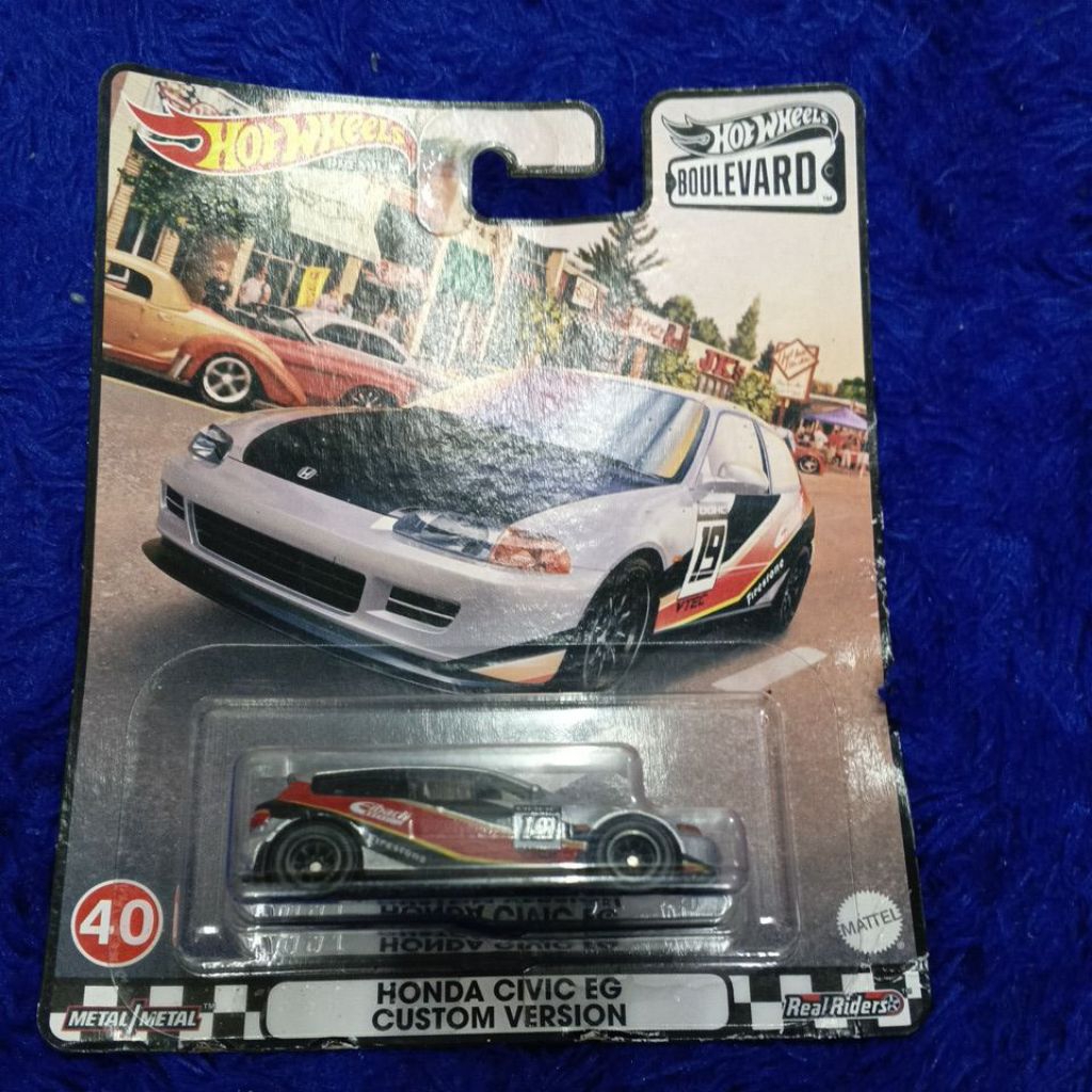 HOTWHEELS PREMIUM HONDA CIVIC EG CUSTOM VERSION HOTWHEELS BOULEVARD PREMIUM