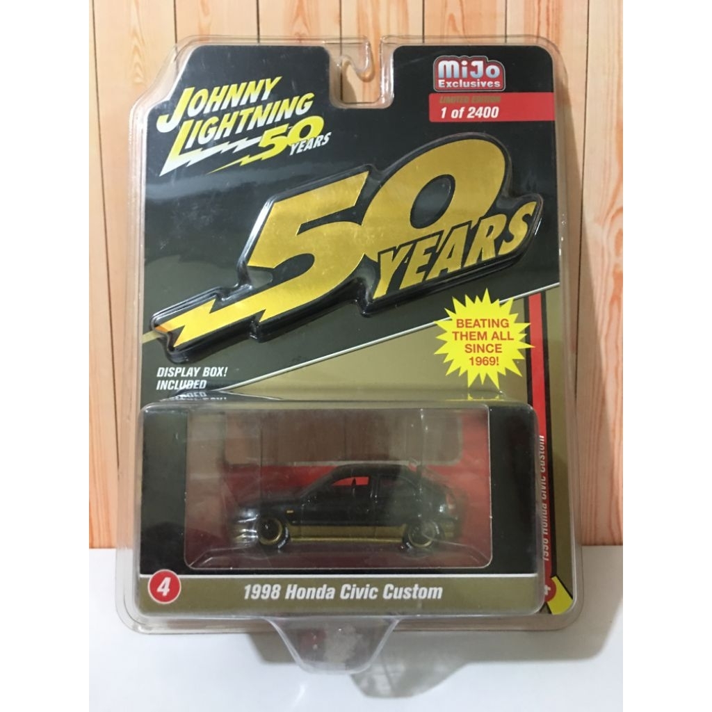 Johnny Lightning 50 Years Honda Civic Custom