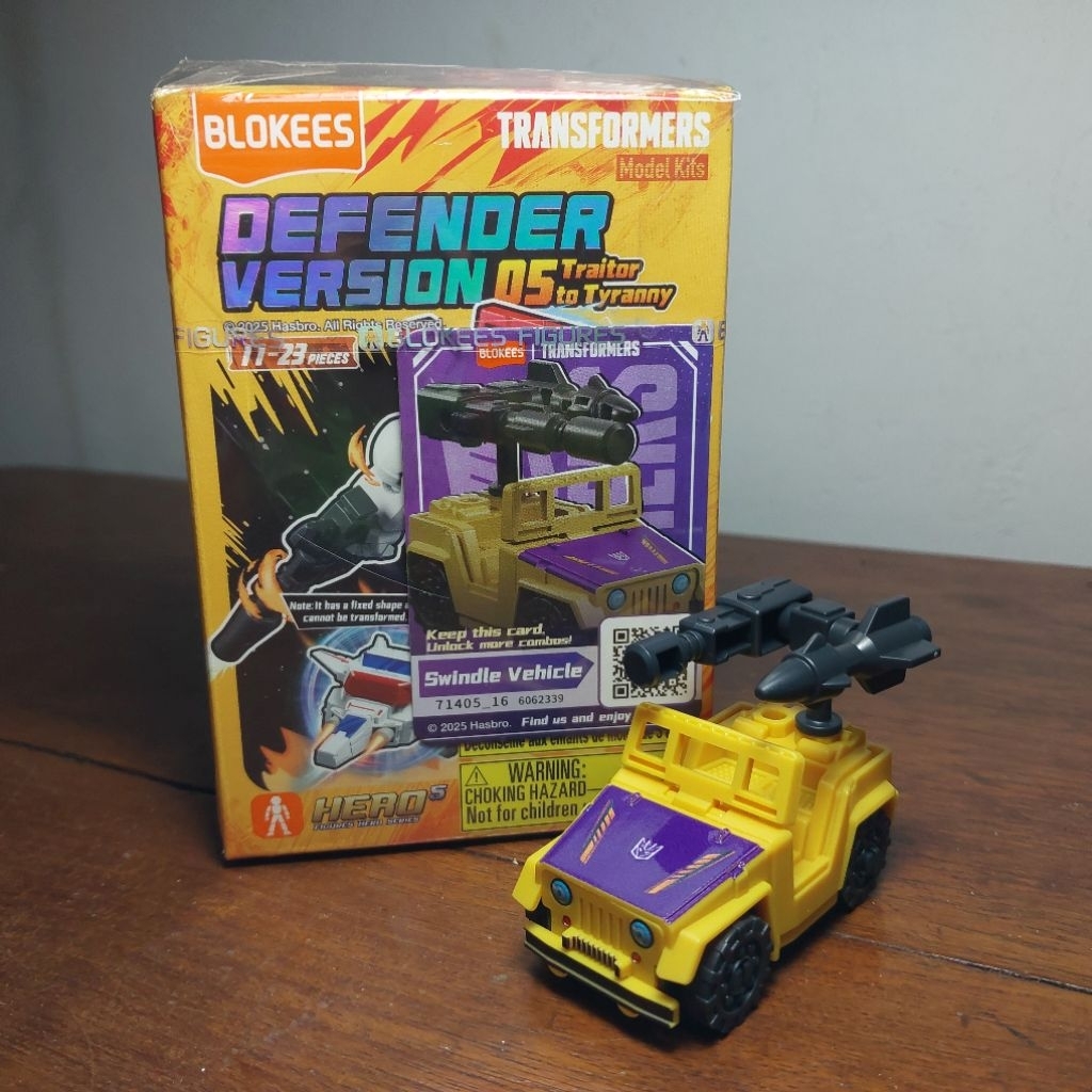 Blokees Transformers Galaxy Defender Version 05 Swindle