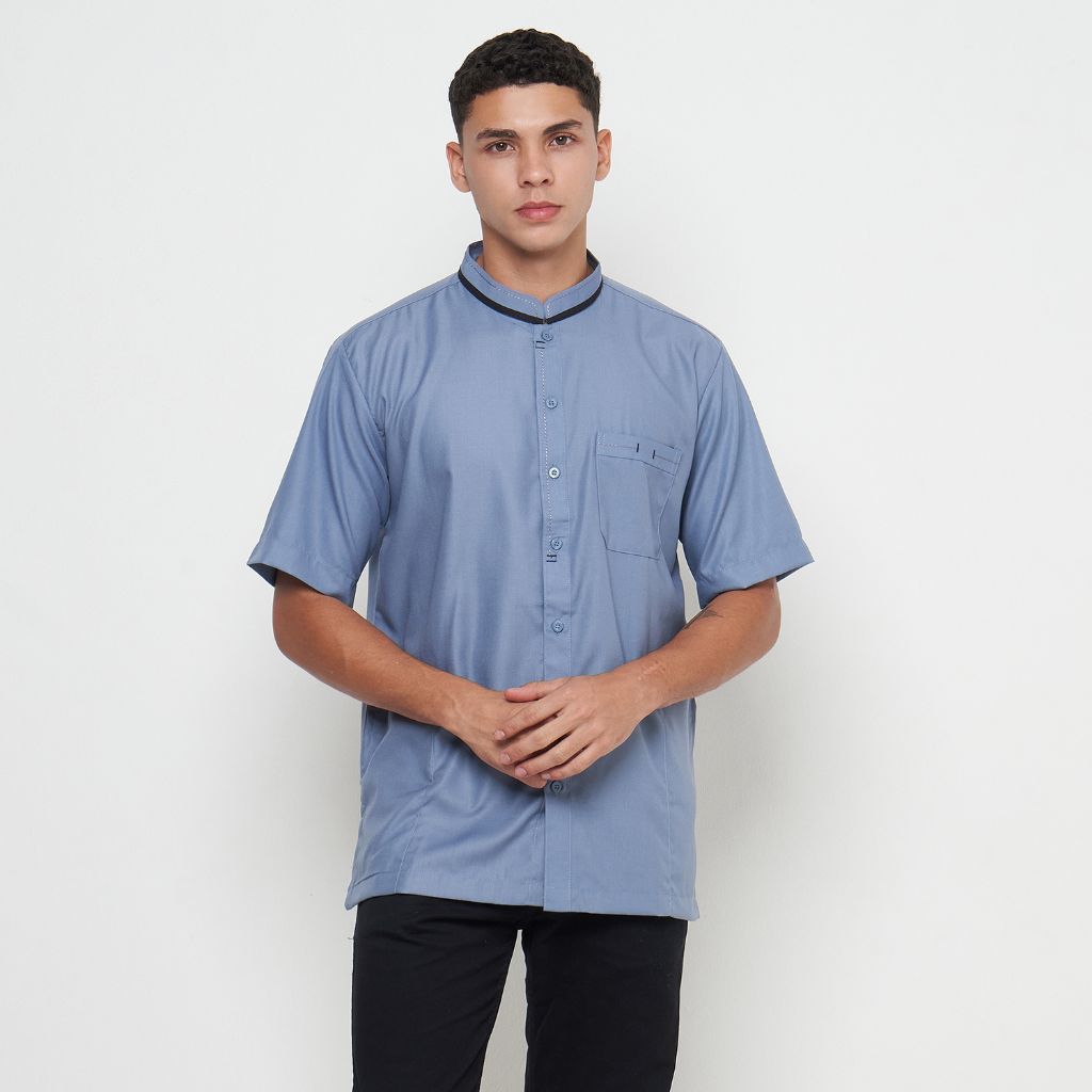 Kemeja Koko Toyobo Pria || Baju Koko Pria Cotton Toyobo Fodu || Baju Muslim Pria