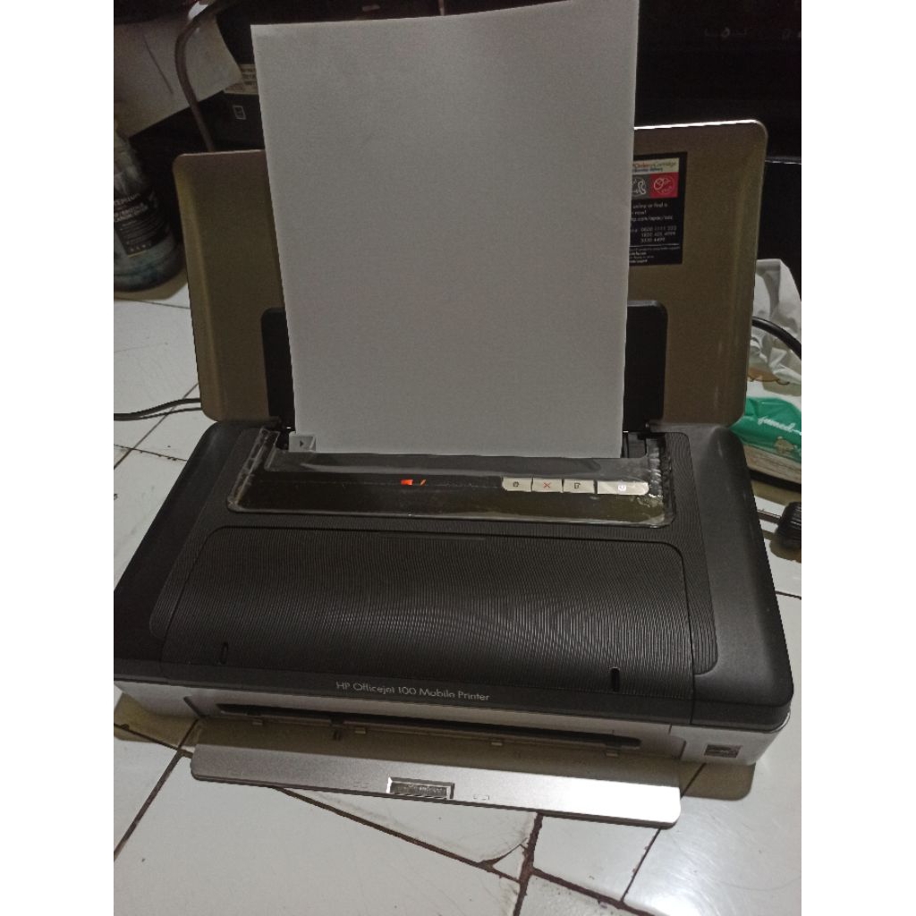 HP Officjet 100 mobil printer batra blutut siap pake sesuai bisa masuk tas sekolah