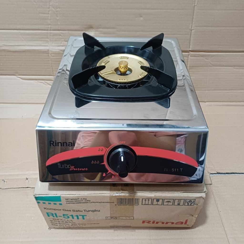 KOMPOR RINNAI 1 TUNGKU RI 511 T TUNGKU BESAR TORNADO