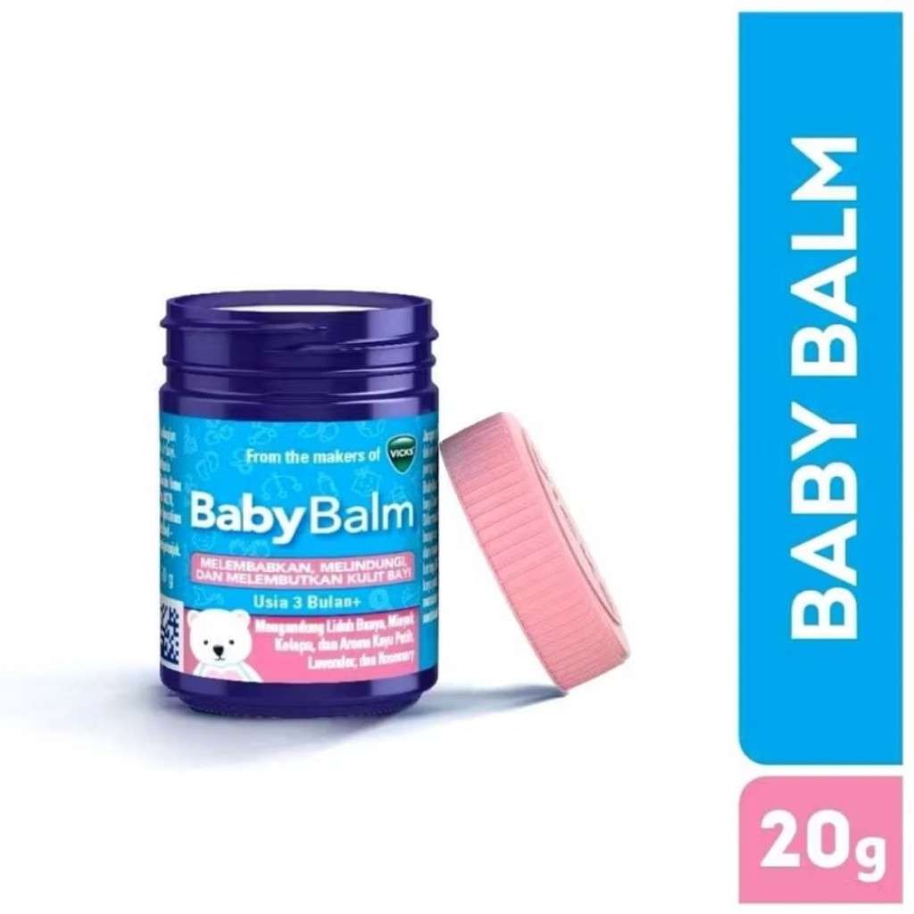 Vicks Baby Balm 20gr untuk flu dan batuk balsem bayi