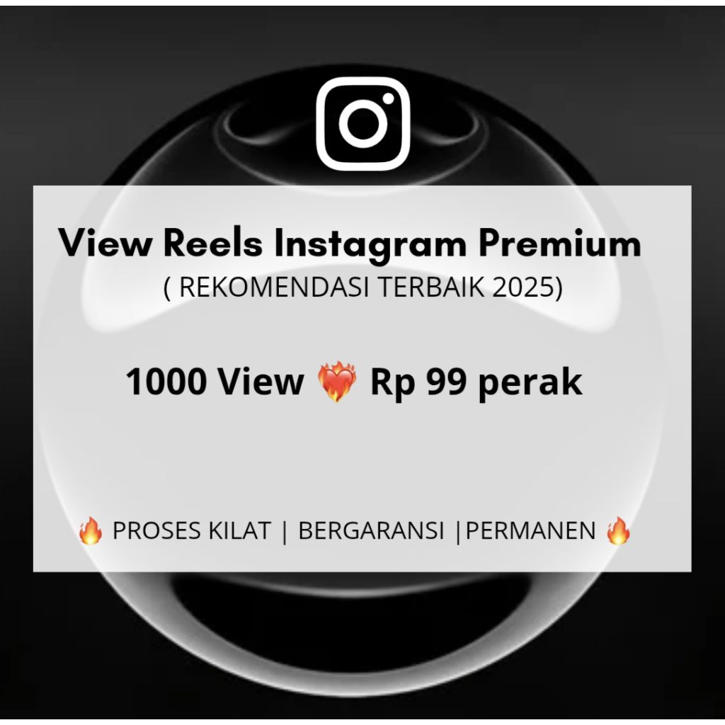 View Reel lnstagram Terbaik  | BERLAKU KELIPATAN TERMURAH VIEW REEL