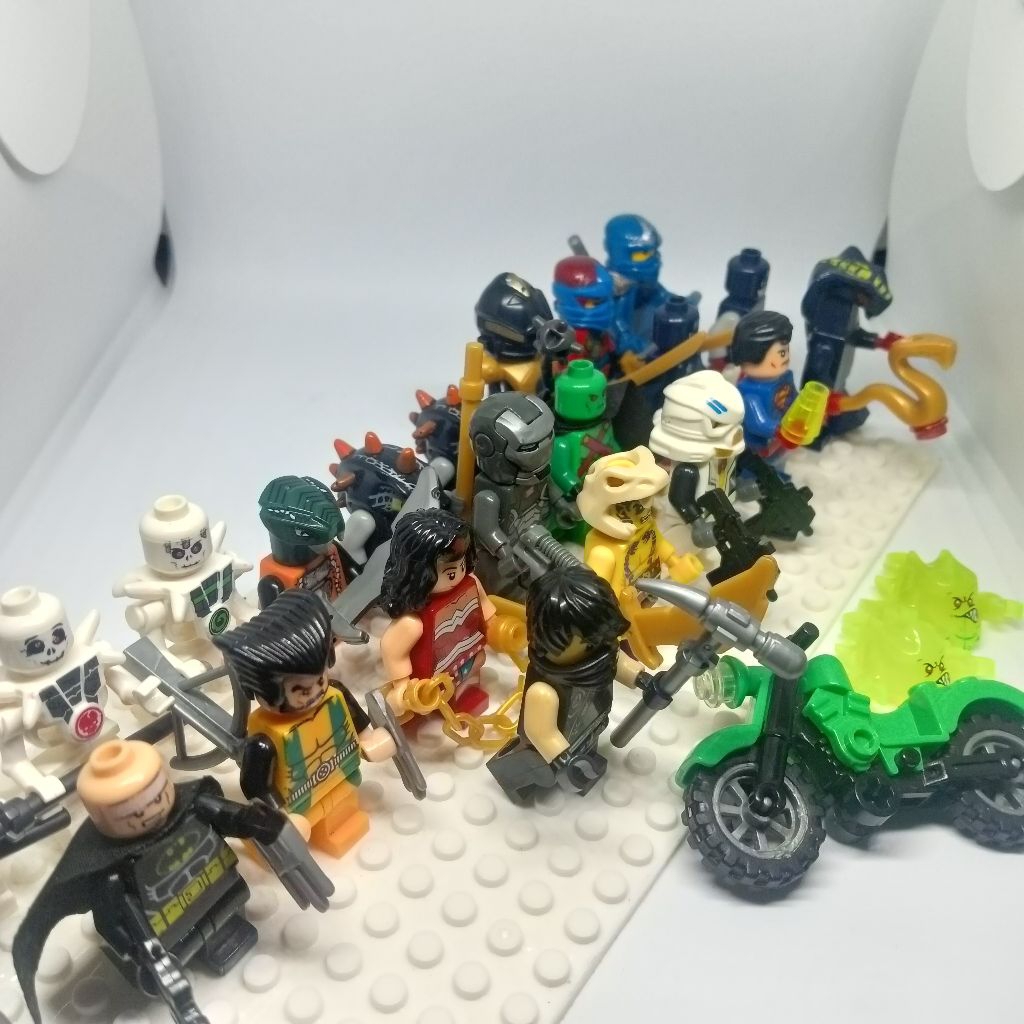 Brick Leg0 Merk Lele block and other | Ninjago marvel dc comic transformers lego Minifigures series